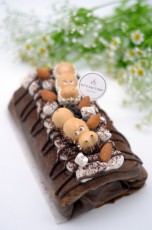 T7｜河馬繽紛樂 · Nutella榛果巧克力厚麻糬毛巾卷